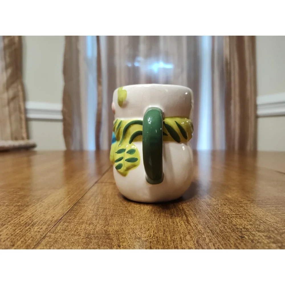 Snowman Coffee‎ Mug Christmas Tree Scented Candle Handmade 14 oz Christmas A57